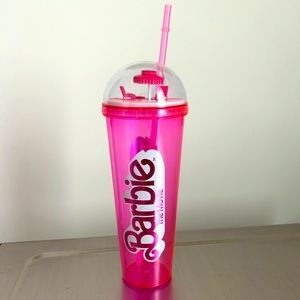Cineopliis Barbie beach tumbler